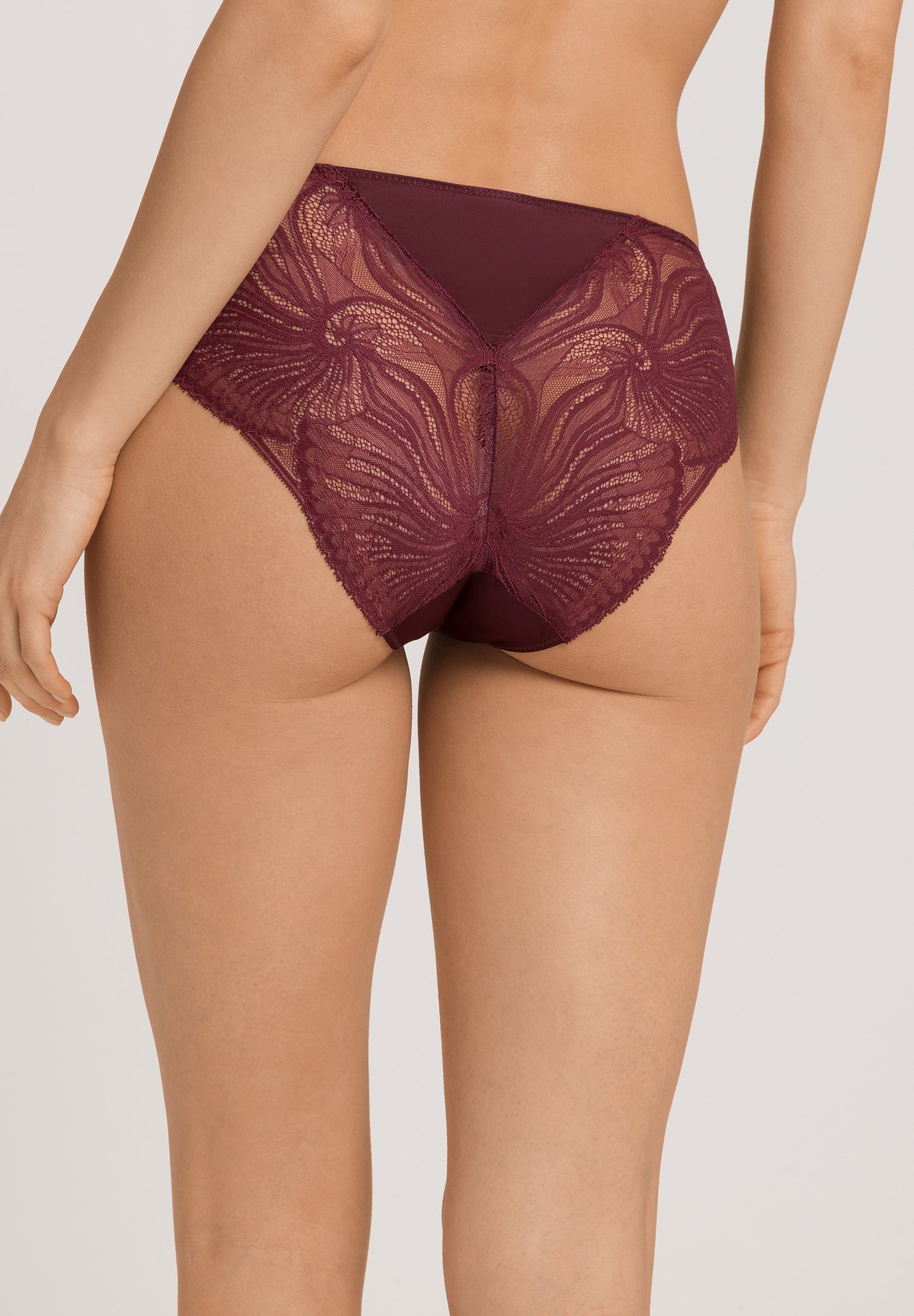 The Lilith-Midi Briefs By Hanro in Vivid Brown