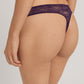 The Ruby-Thong By Hanro in Amethyst
