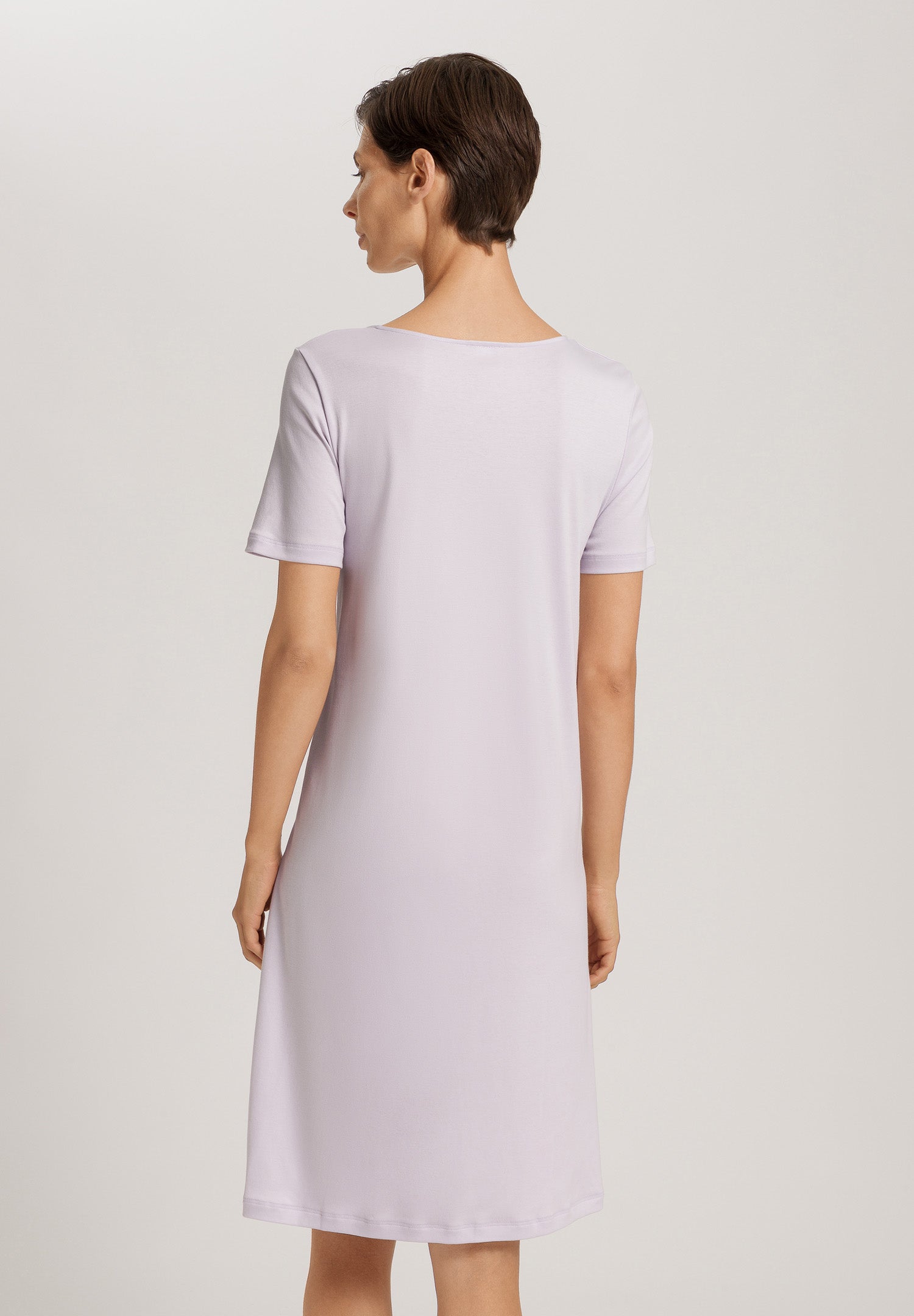 The Kalea Nw-S/Slv Nightdress 100 Cm By Hanro in Pink Lavender
