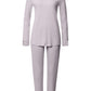 The Kalea Nw-Long Sleeve Pajama By HANRO in Pink Lavender