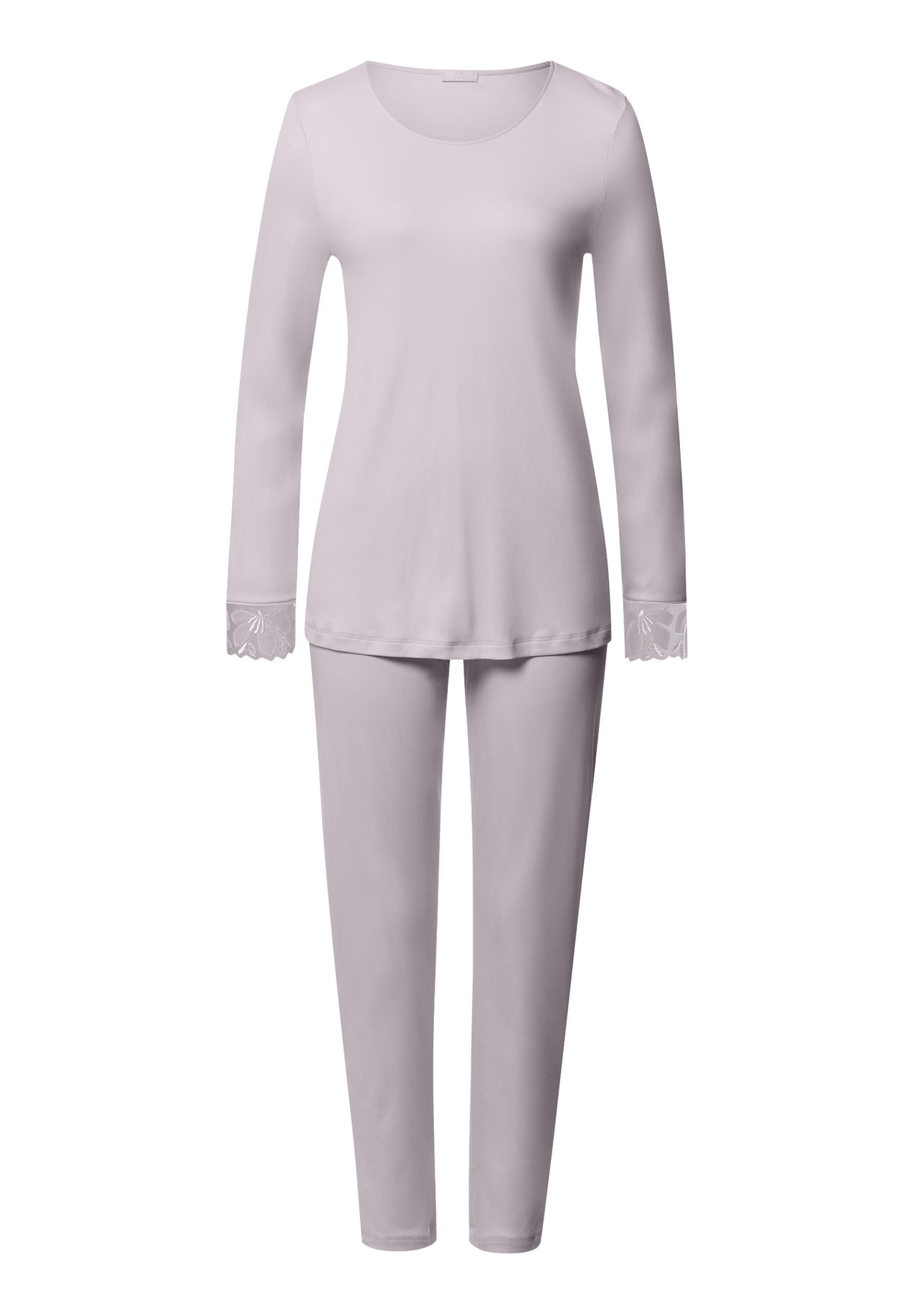 The Kalea Nw-Long Sleeve Pajama By HANRO in Pink Lavender