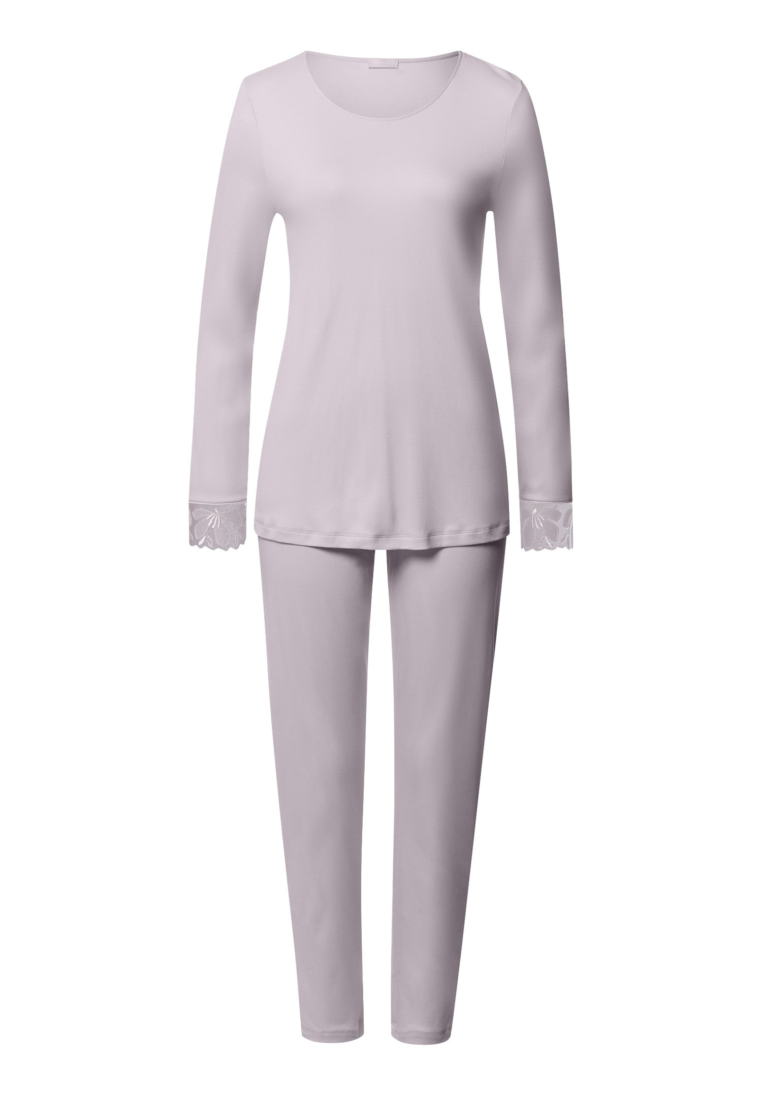 The Kalea Nw-Long Sleeve Pajama By HANRO in Pink Lavender