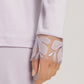 The Kalea Nw-Long Sleeve Pajama By HANRO in Pink Lavender