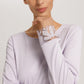 The Kalea Nw-Long Sleeve Pajama By HANRO in Pink Lavender
