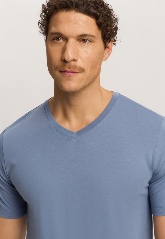 Living Shirts-S/Slv Shirt V-Neck