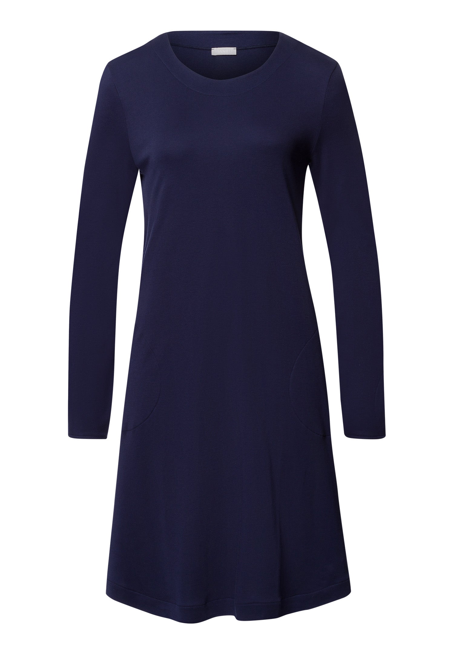 The Malena-L/Slv Nightdress 100Cm By Hanro in Night Blue