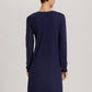 The Malena-L/Slv Nightdress 100Cm By Hanro in Night Blue