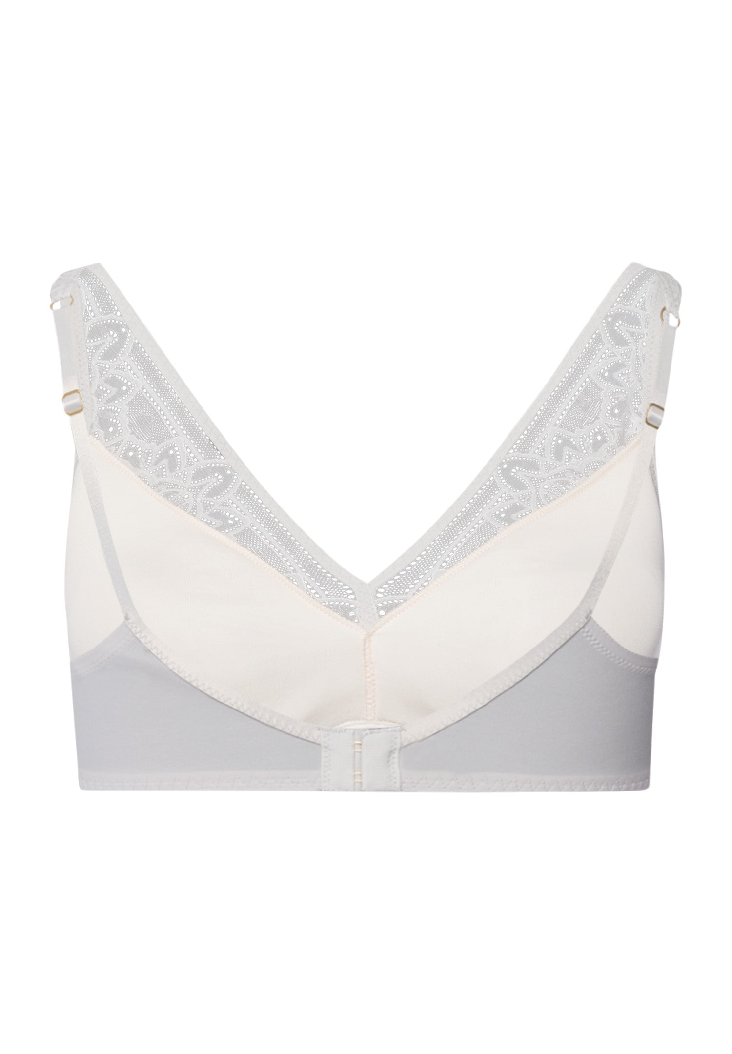 The Holly-Soft Cup Bra By Hanro in Silver Vapor