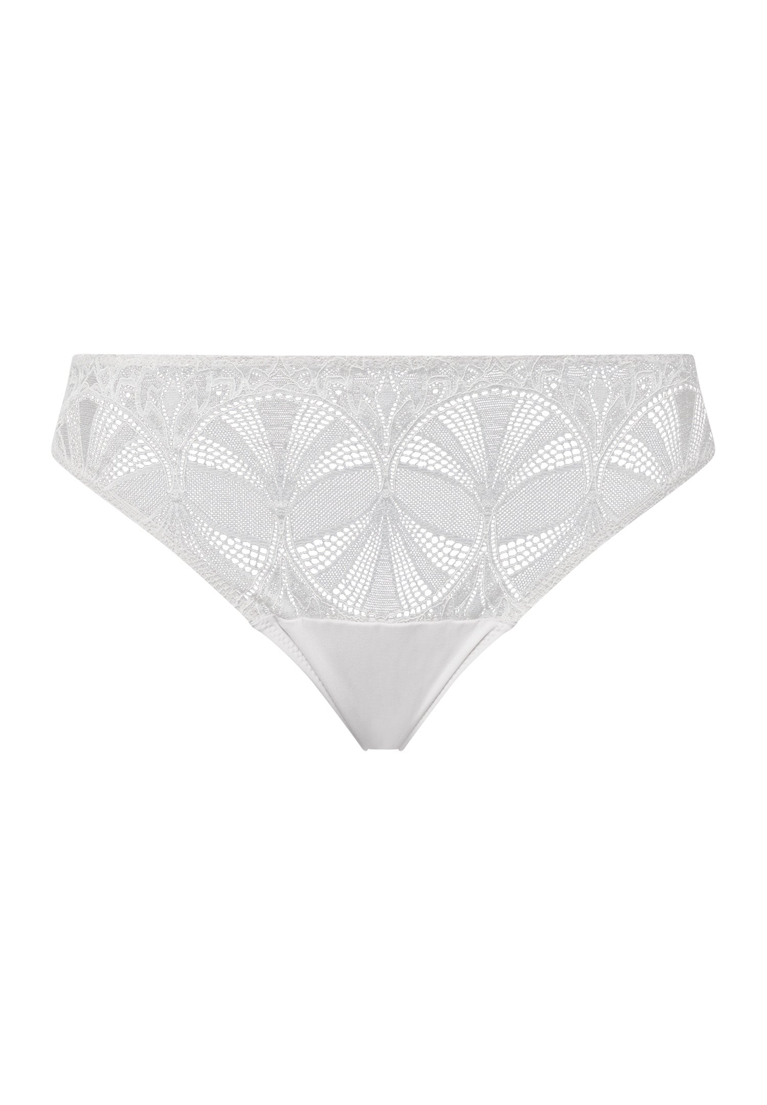 The Holly-Brazilian Panty By Hanro in Silver Vapor