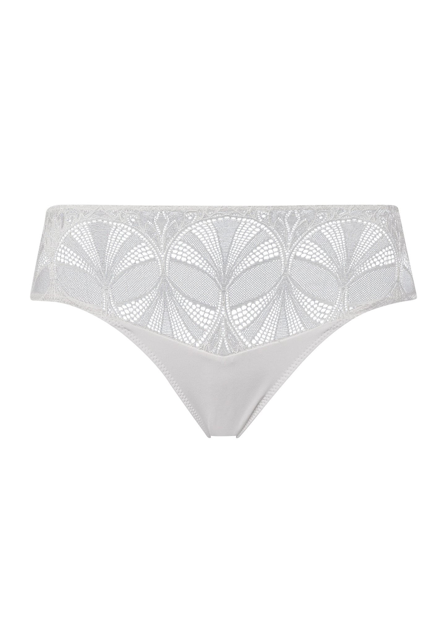 The Holly-Midi Briefs By Hanro in Silver Vapor