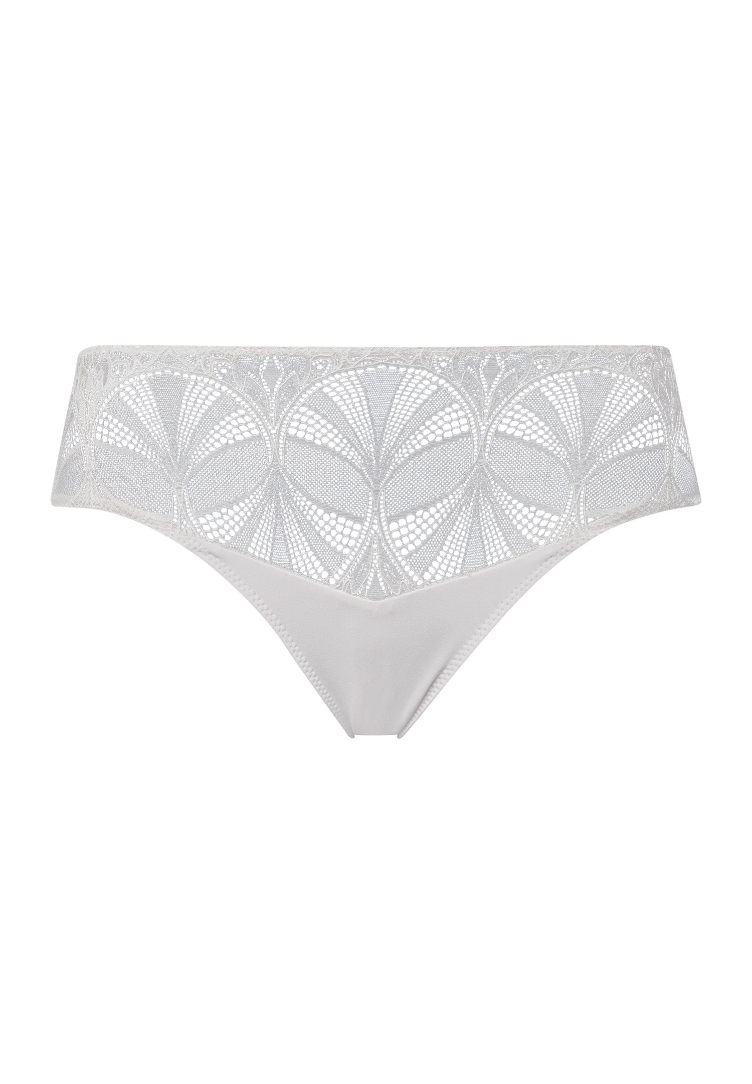 The Holly-Midi Briefs By Hanro in Silver Vapor