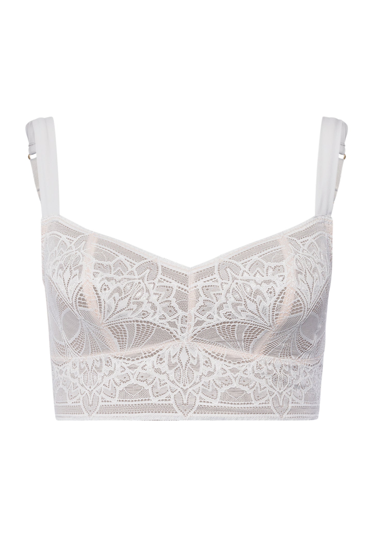The Holly-Bralette By Hanro in Silver Vapor