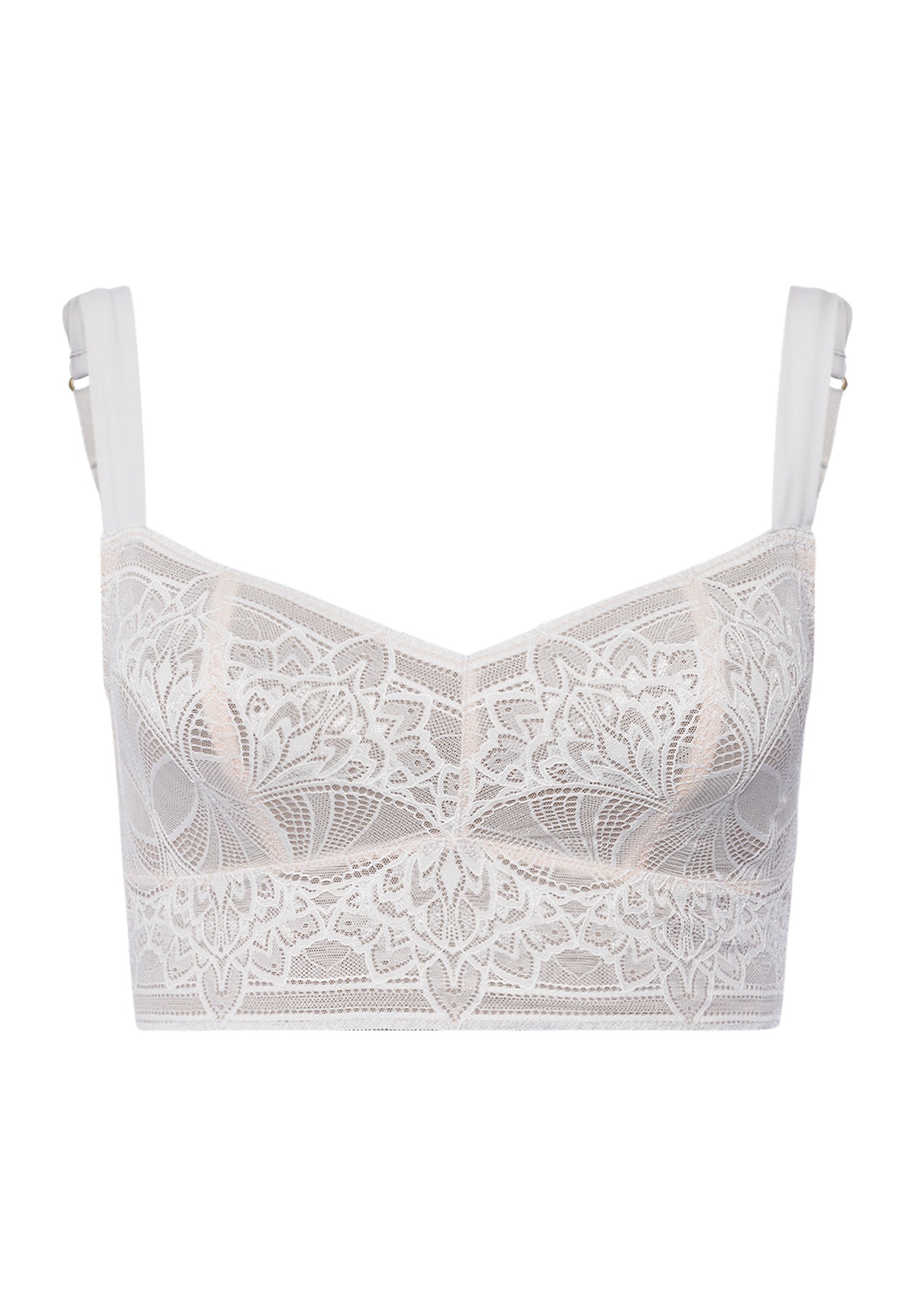 The Holly-Bralette By Hanro in Silver Vapor
