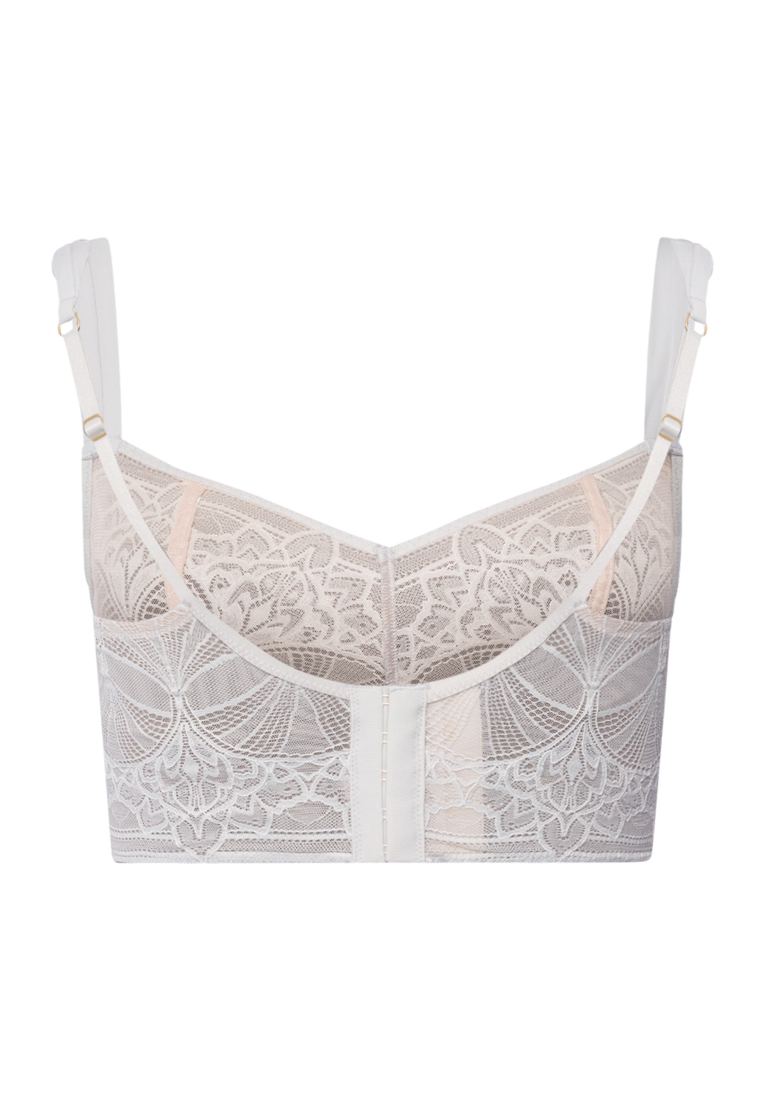 The Holly-Bralette By Hanro in Silver Vapor