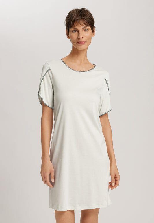 The Una-S/Slv Nightdress 90Cm By Hanro in Green Beryl