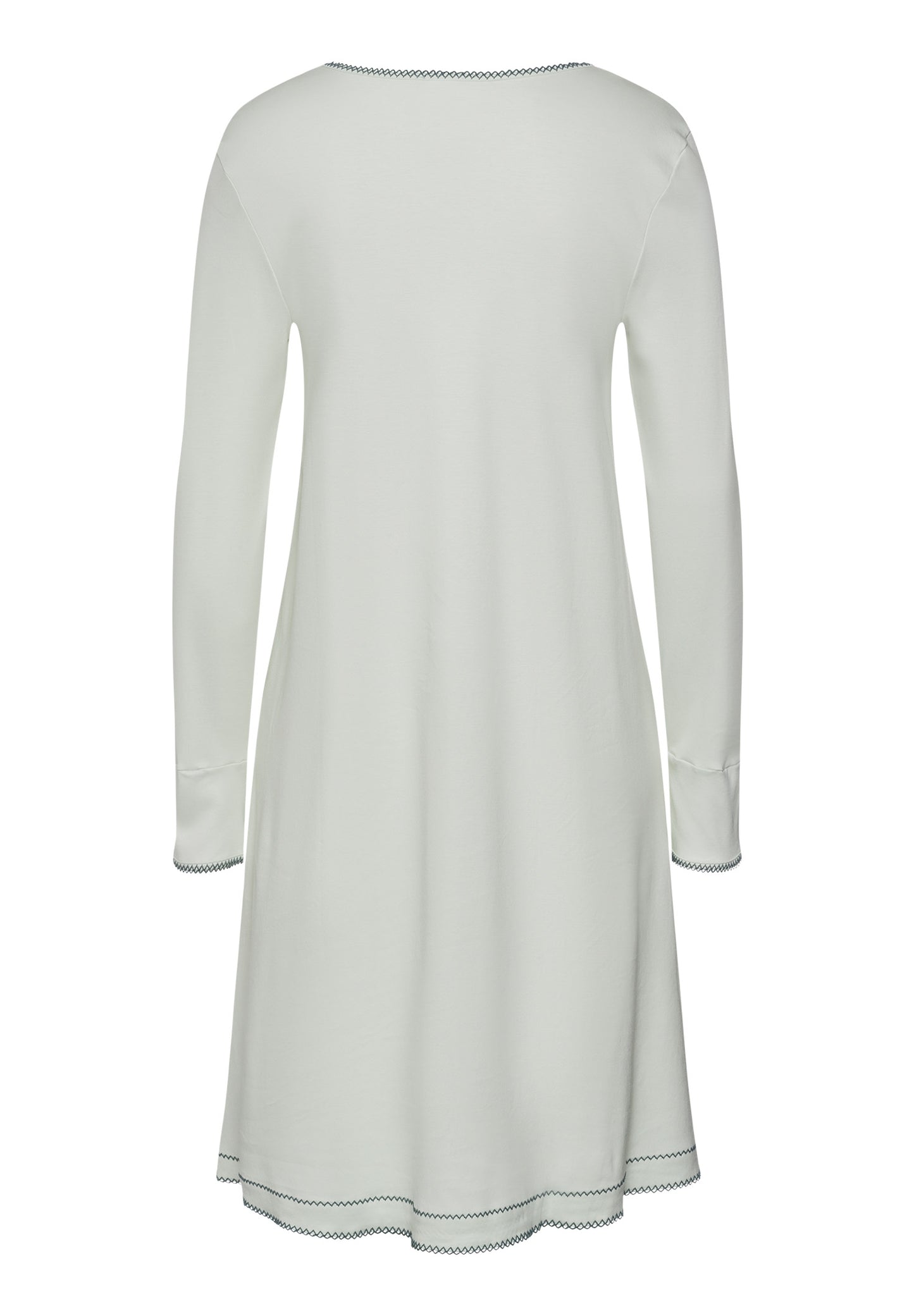 The Una-L/Slv Nightdress 100Cm By Hanro in Green Beryl