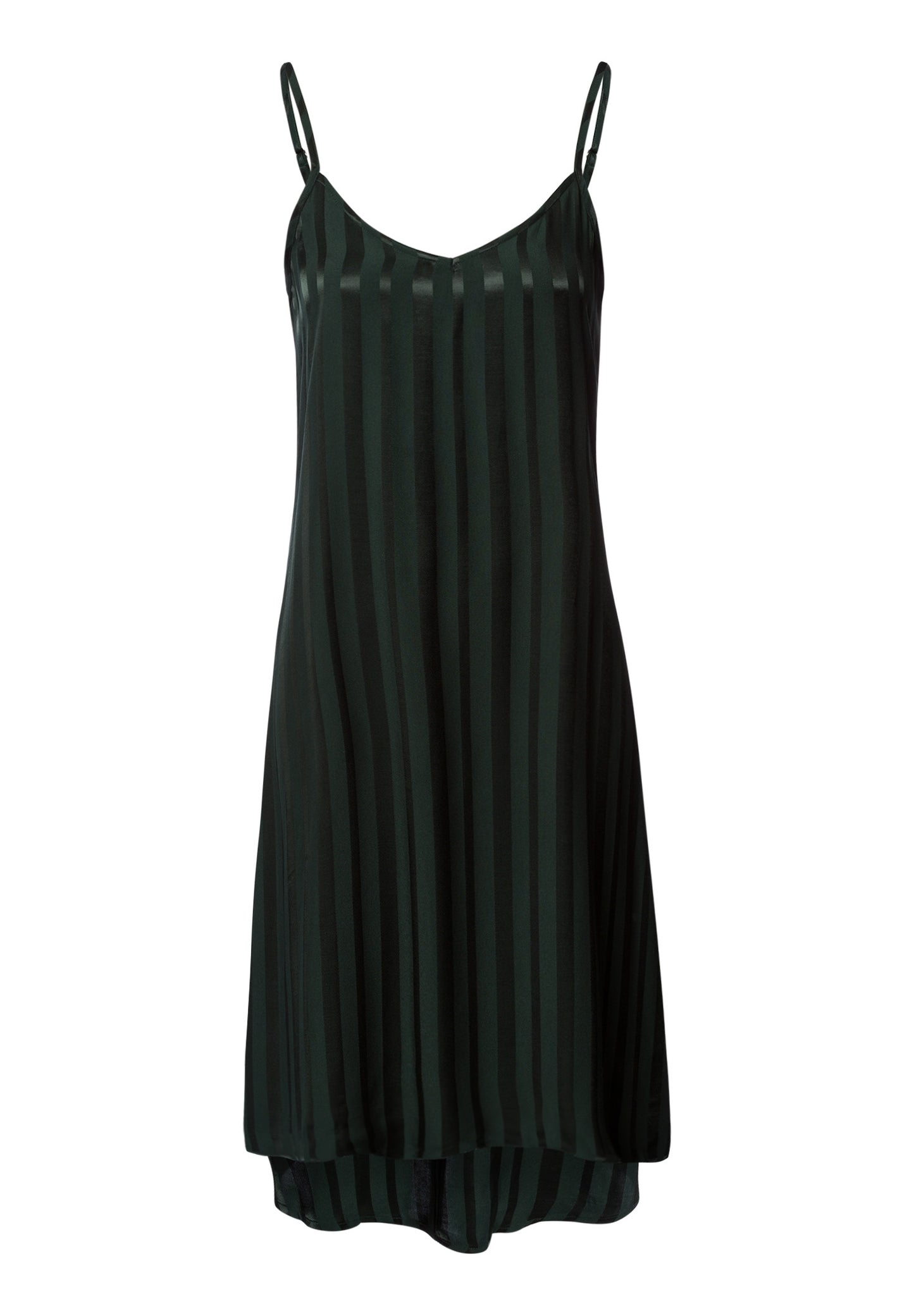 The Indra-Spaghetti Dress 90Cm By Hanro in Dark Malachite