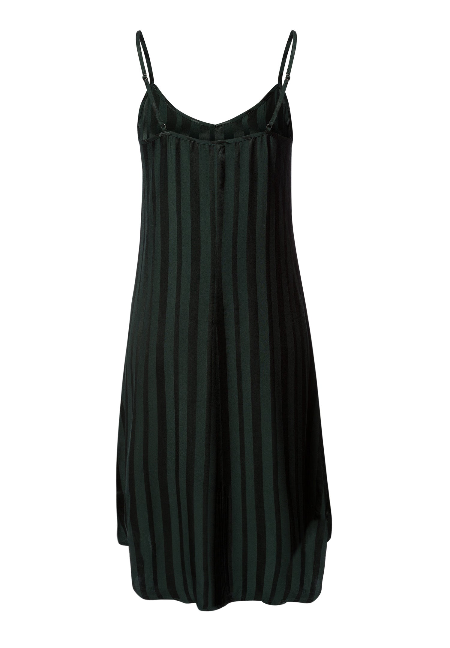 The Indra-Spaghetti Dress 90Cm By Hanro in Dark Malachite