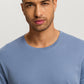The Night & Day-L/Slv Pajama By Hanro in Aqua Ink Leaves