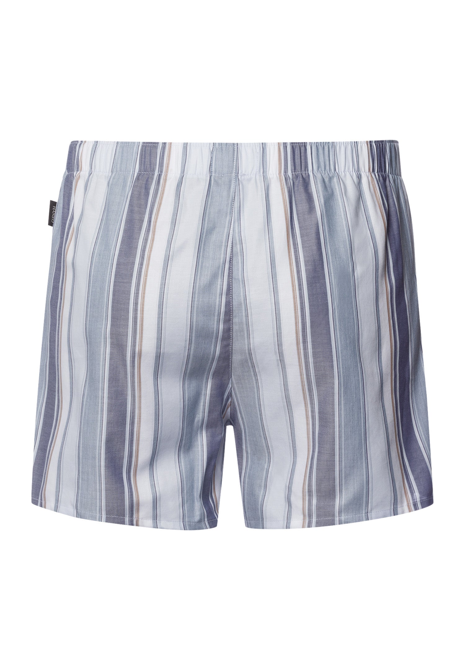 The Fancy Woven-Boxers By Hanro in Smokey Blue Stripe