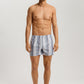 The Fancy Woven-Boxers By Hanro in Smokey Blue Stripe