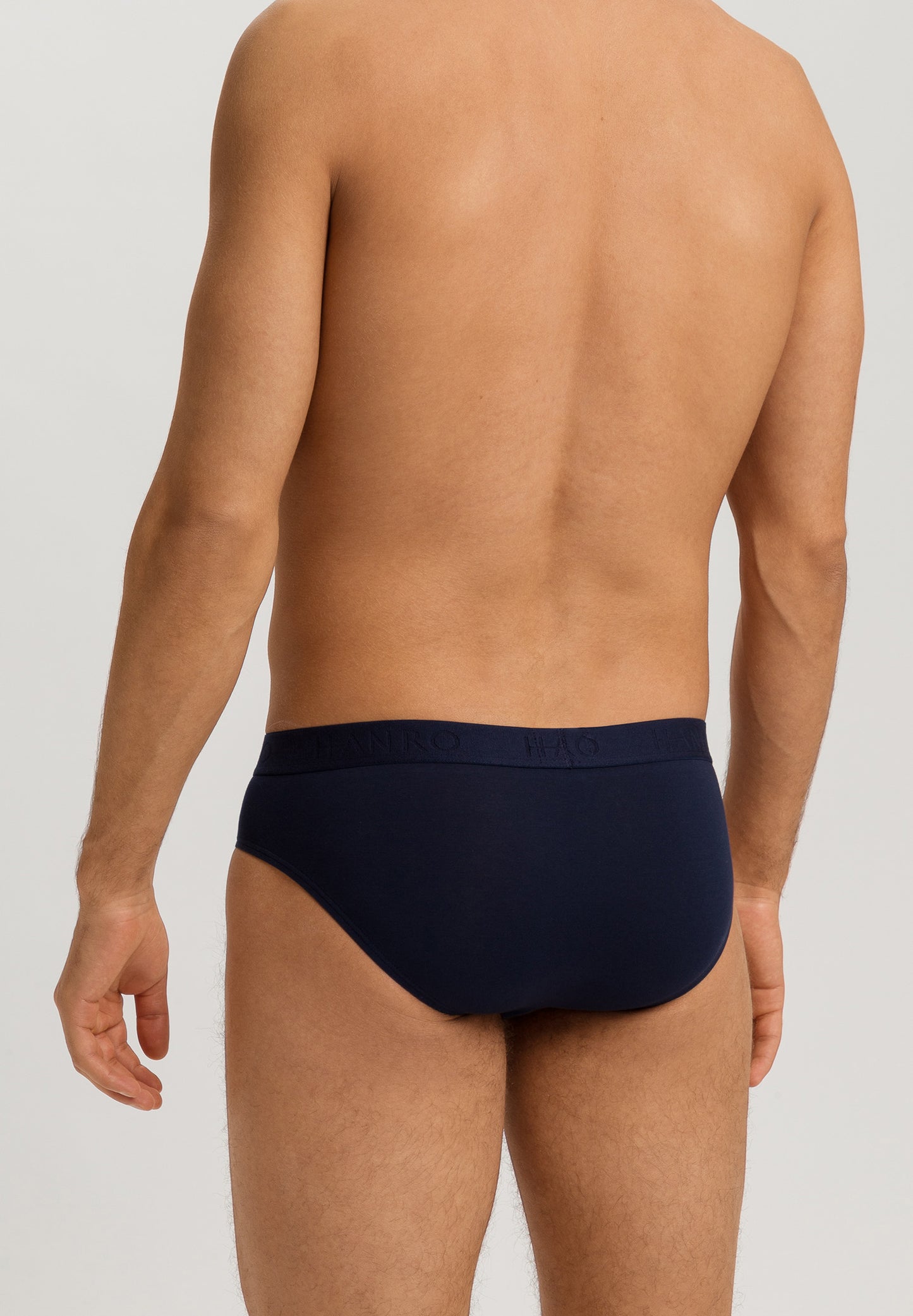 The Cotton Essentials-Briefs 2Pack By Hanro in Dutch Blue / Deep Navy