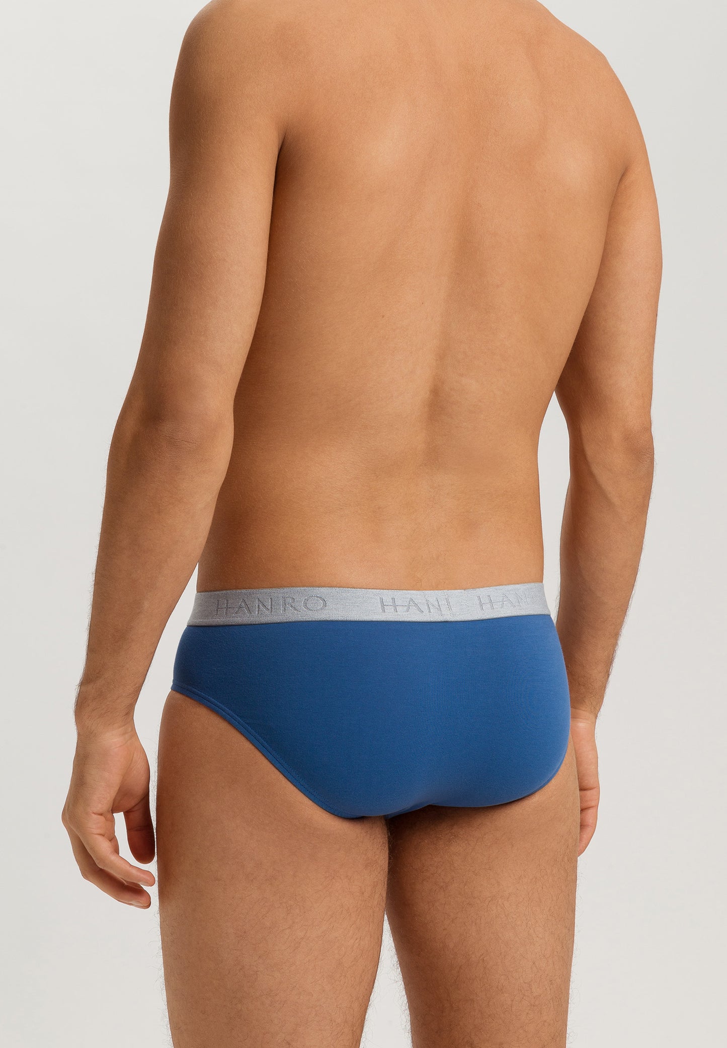The Cotton Essentials-Briefs 2Pack By Hanro in Dutch Blue / Deep Navy