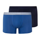 The Cotton Essentials-Pants 2Pack By Hanro in Dutch Blue / Deep Navy