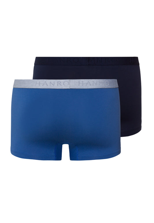 The Cotton Essentials-Pants 2Pack By Hanro in Dutch Blue / Deep Navy