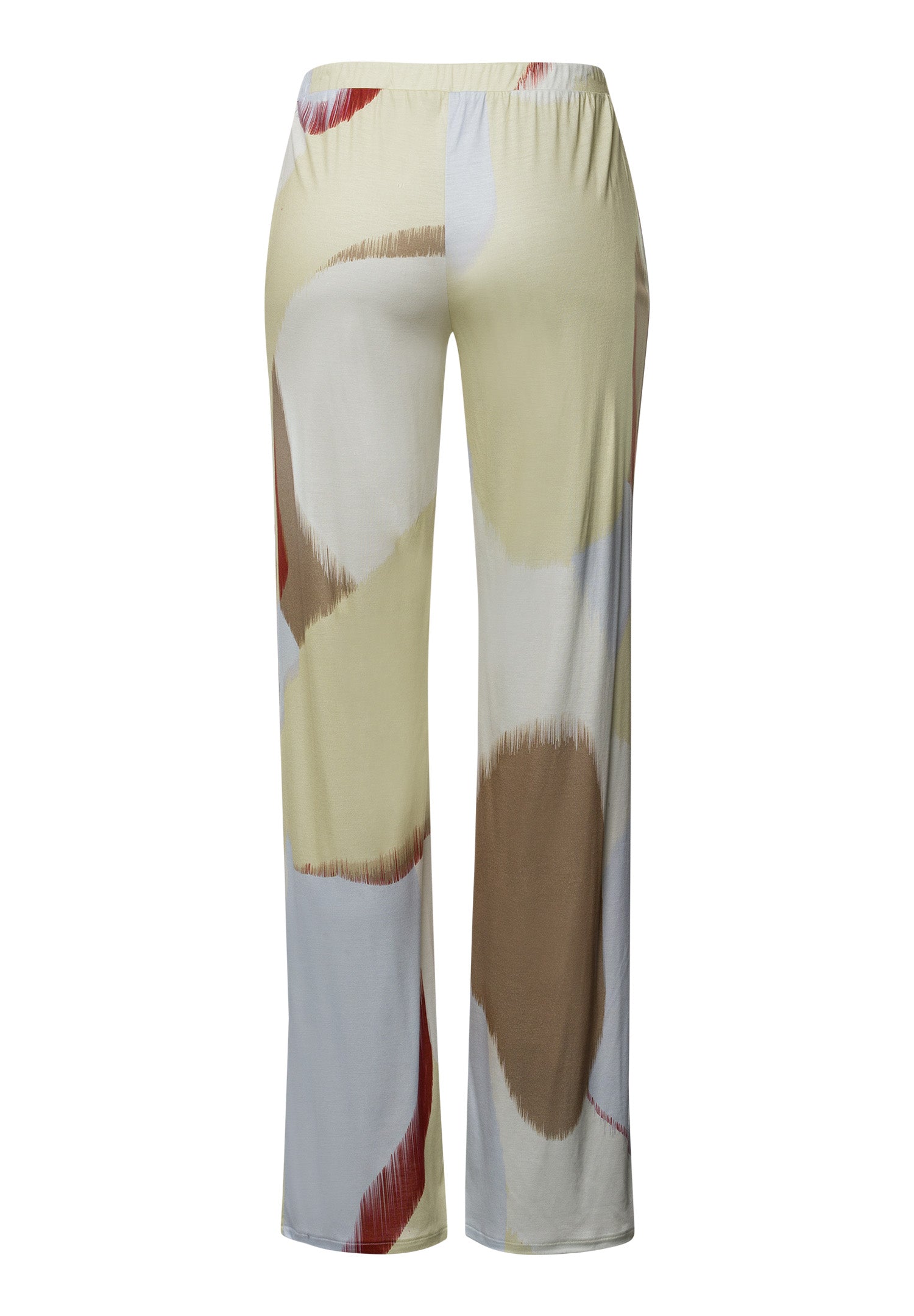 The Olivia Long Pants By Hanro in Abstract Paint