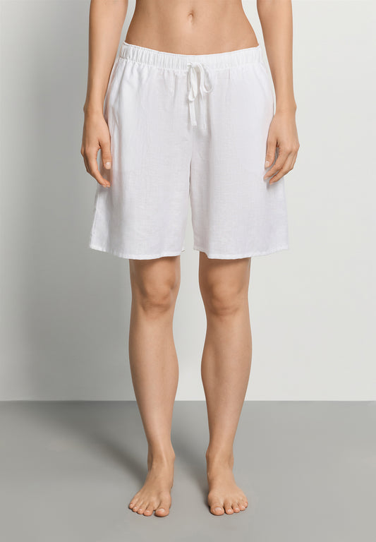 The White Essentials-Short Pants by HANRO in White