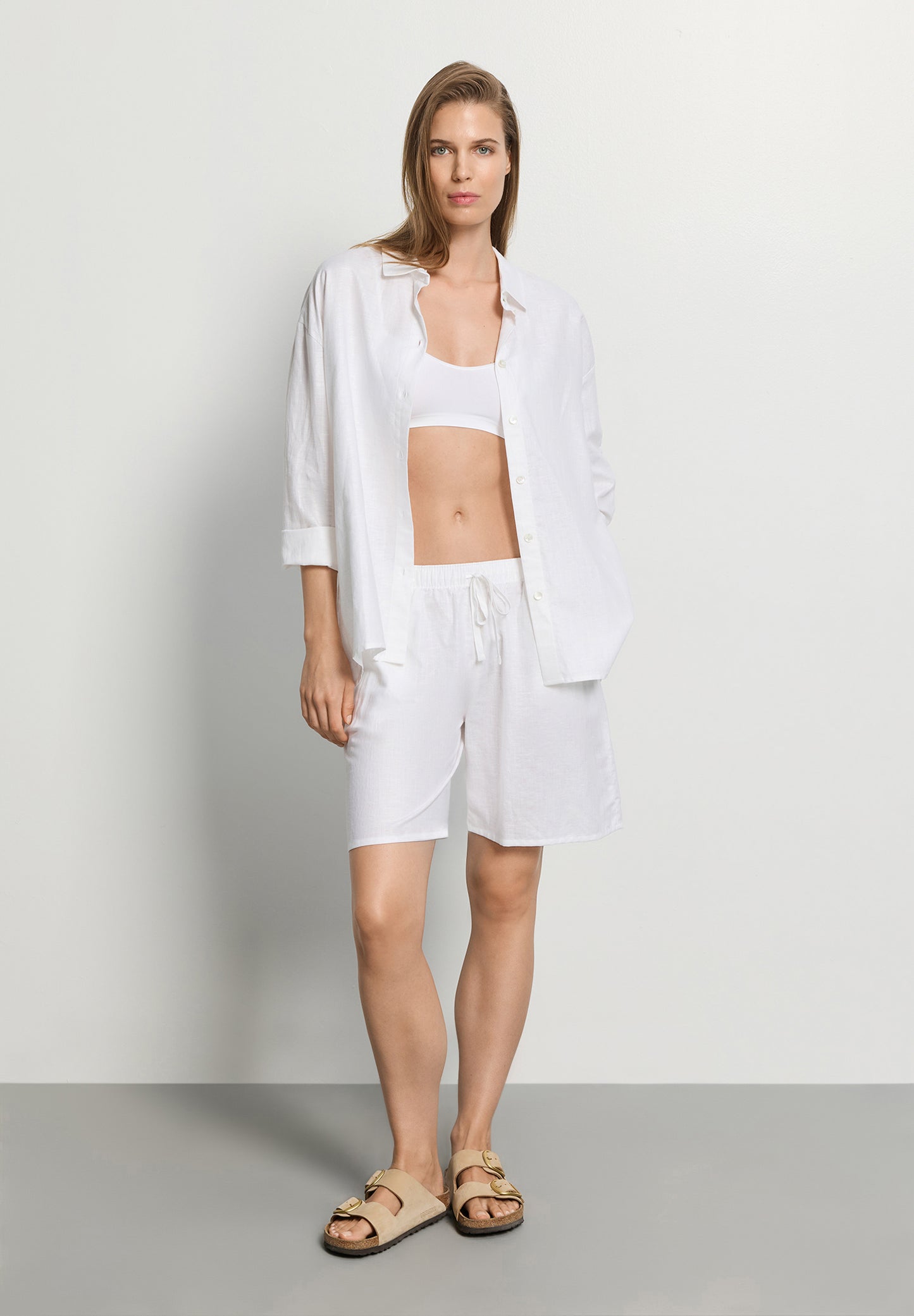 The White Essentials-Short Pants by HANRO in White