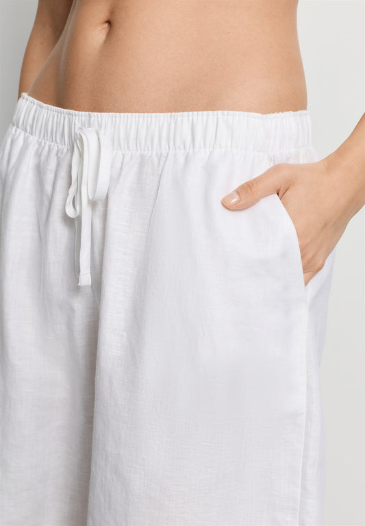 The White Essentials-Short Pants by HANRO in White