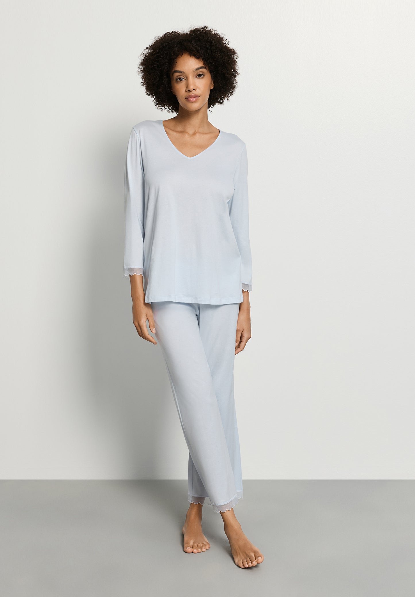 Inaya-L/Slv Pyjama Crop Pants