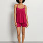 The Juliet-Sleeveless Short Pyjama by HANRO in Light Sangria