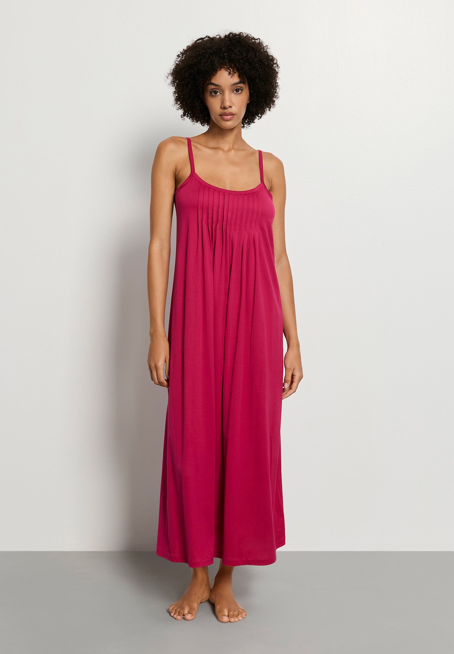 The Juliet-Spaghetti Dress 130Cm by HANRO in Light Sangria