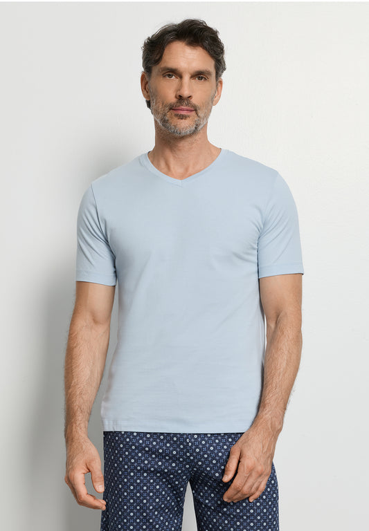 Living Shirts-S/Slv Shirt V-Neck