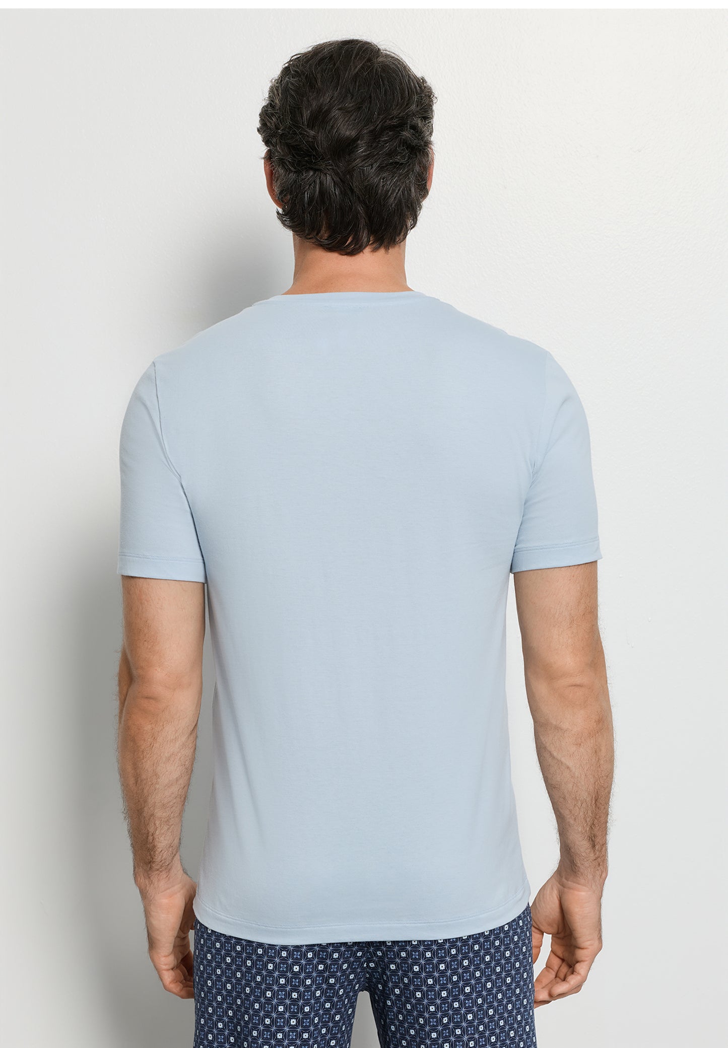 Living Shirts-S/Slv Shirt V-Neck