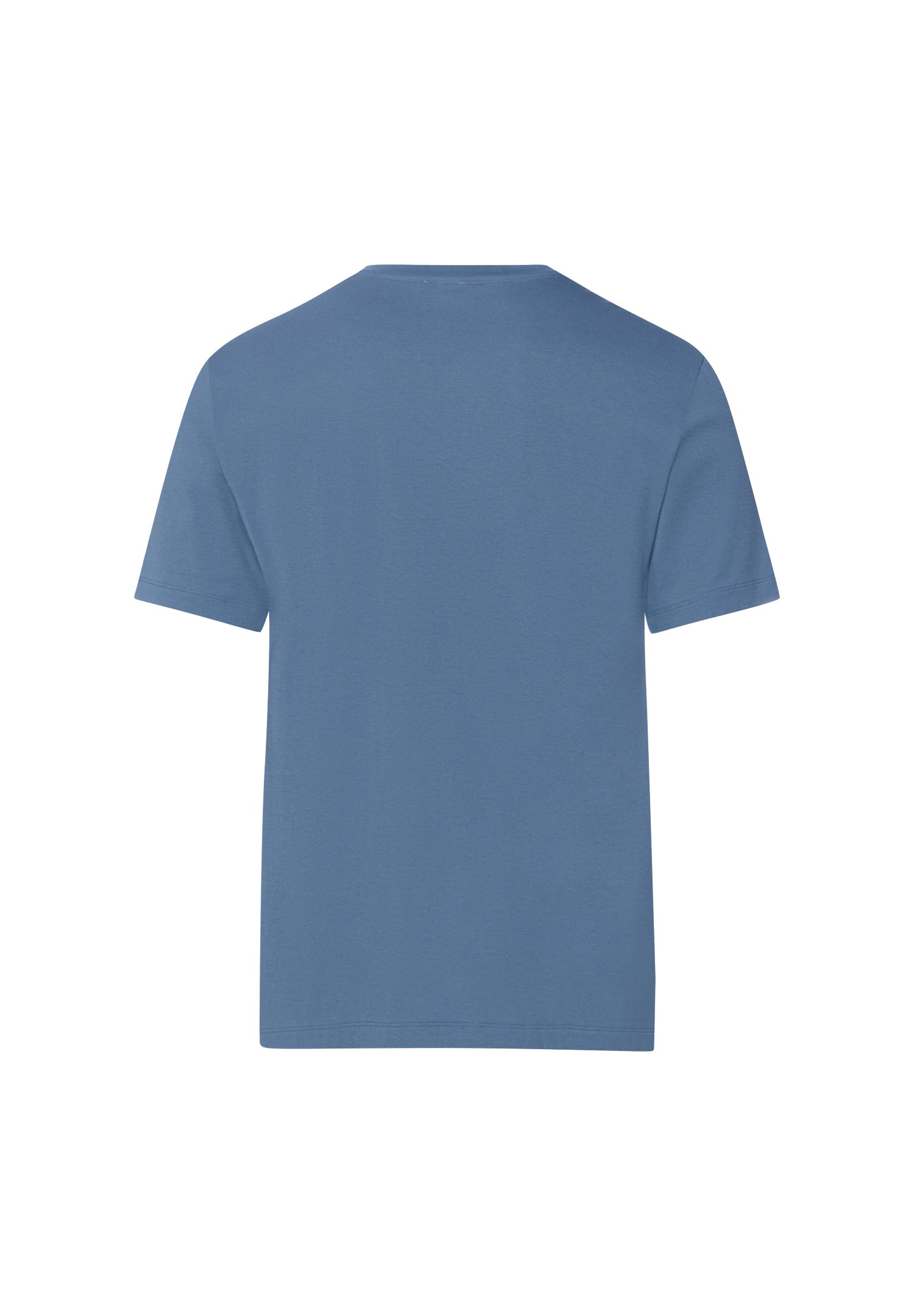 The Living Shirts-S/Slv Shirt by HANRO in Retro Blue