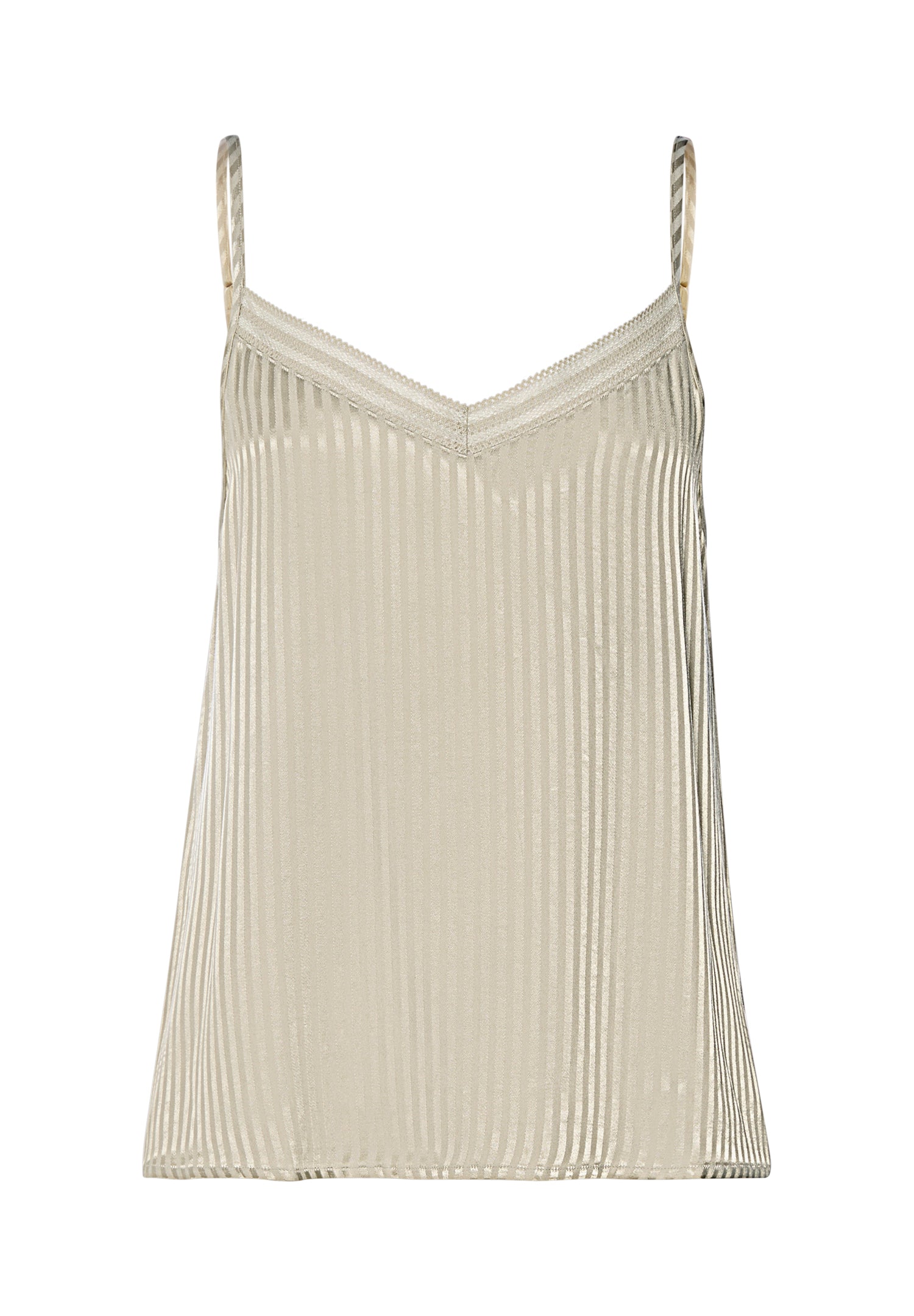 The Sleep & Lounge-Spaghetti Top by HANRO in Olive Stem