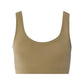 The Touch Feeling-Crop Top by HANRO in Covert Green