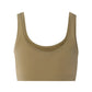 The Touch Feeling-Crop Top by HANRO in Covert Green