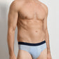 The Cotton Essentials-Briefs 2Pack by HANRO in Blue Lagoon / Deep Navy