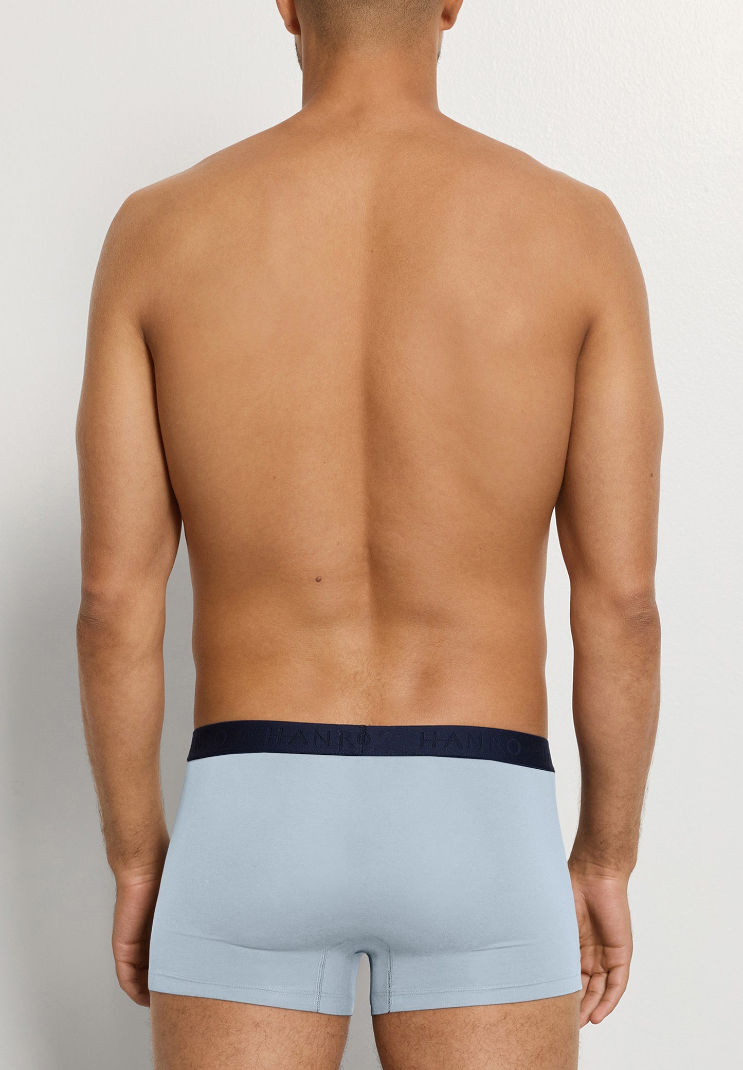 The Cotton Essentials-Pants 2Pack by HANRO in Blue Lagoon / Deep Navy