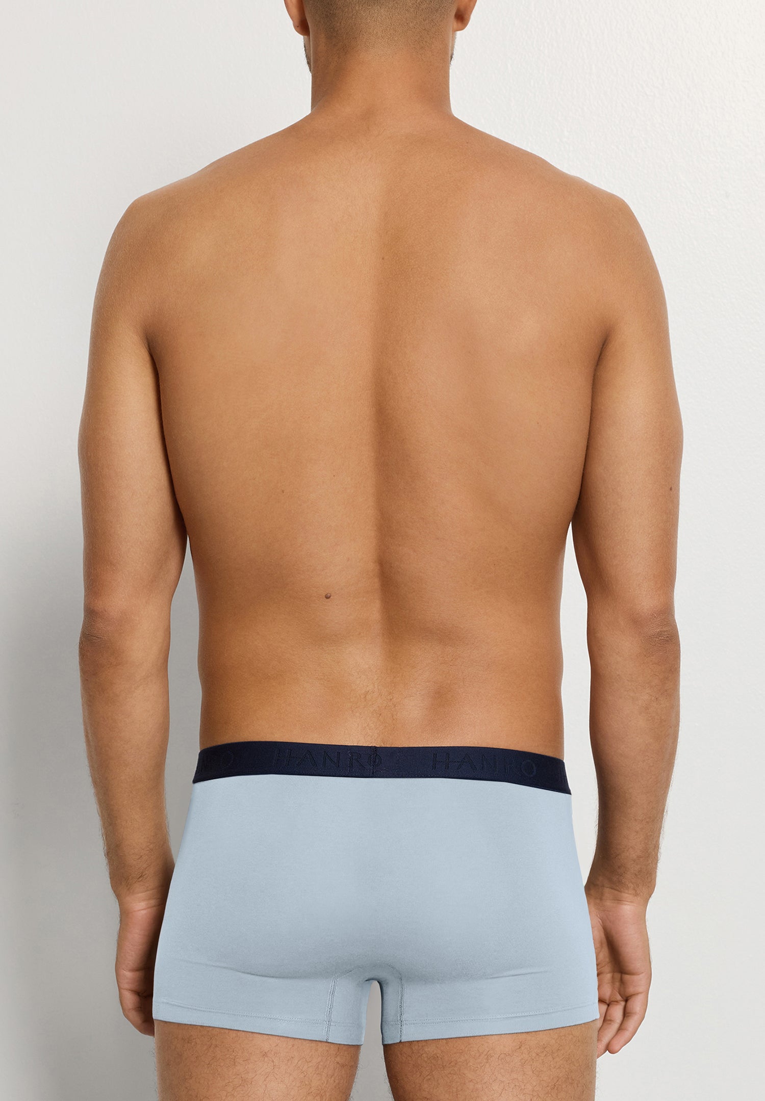 The Cotton Essentials-Pants 2Pack by HANRO in Blue Lagoon / Deep Navy