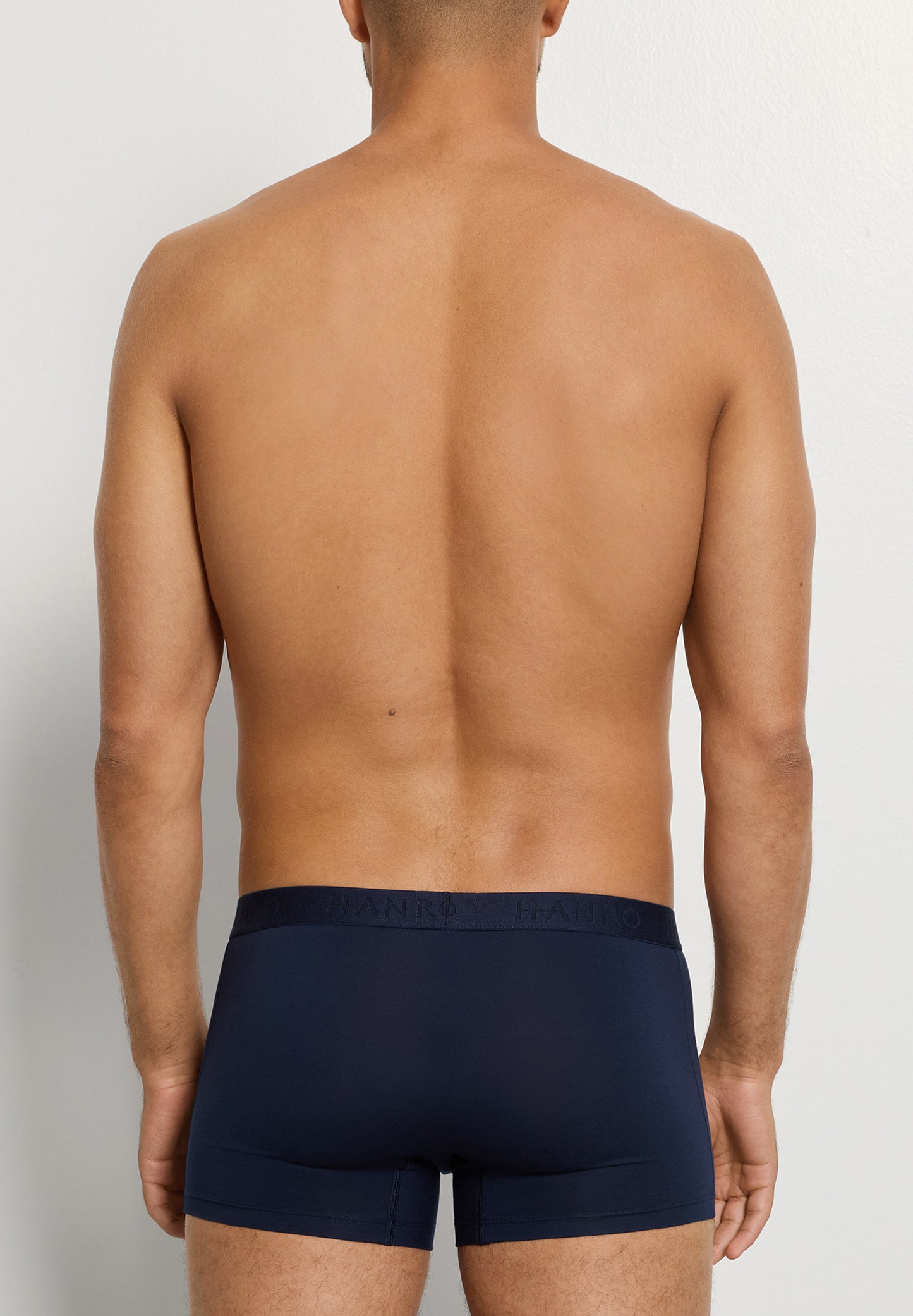 The Cotton Essentials-Pants 2Pack by HANRO in Blue Lagoon / Deep Navy