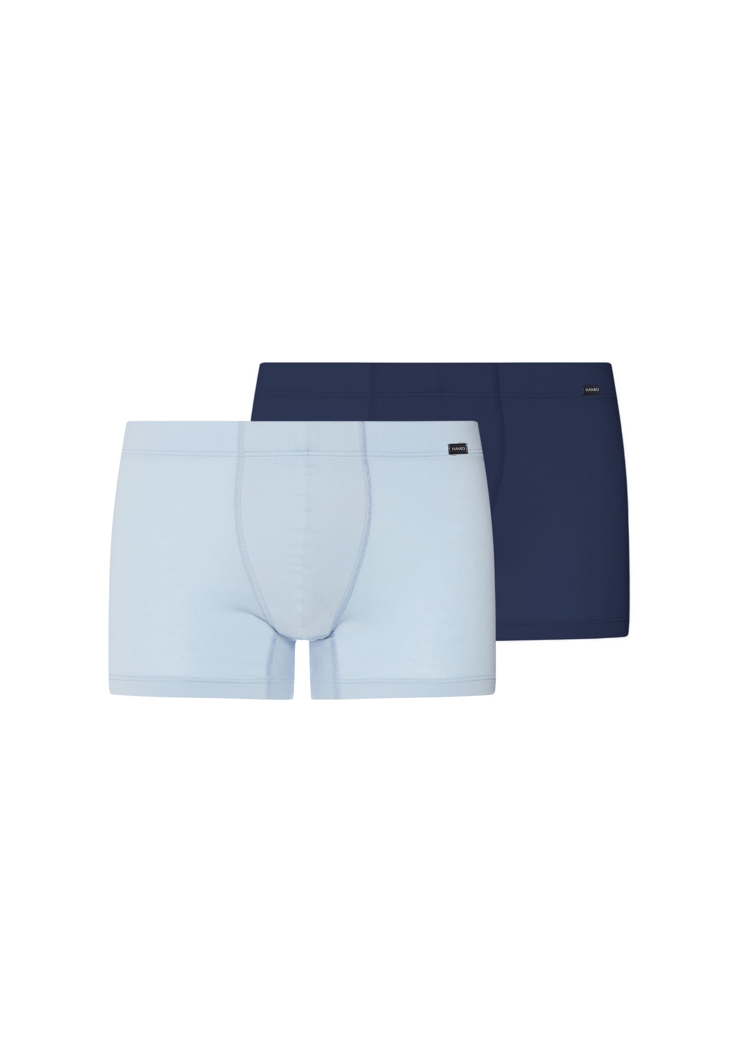 The Cotton Essentials-Pants 2Pack by HANRO in Blue Lagoon / Deep Navy