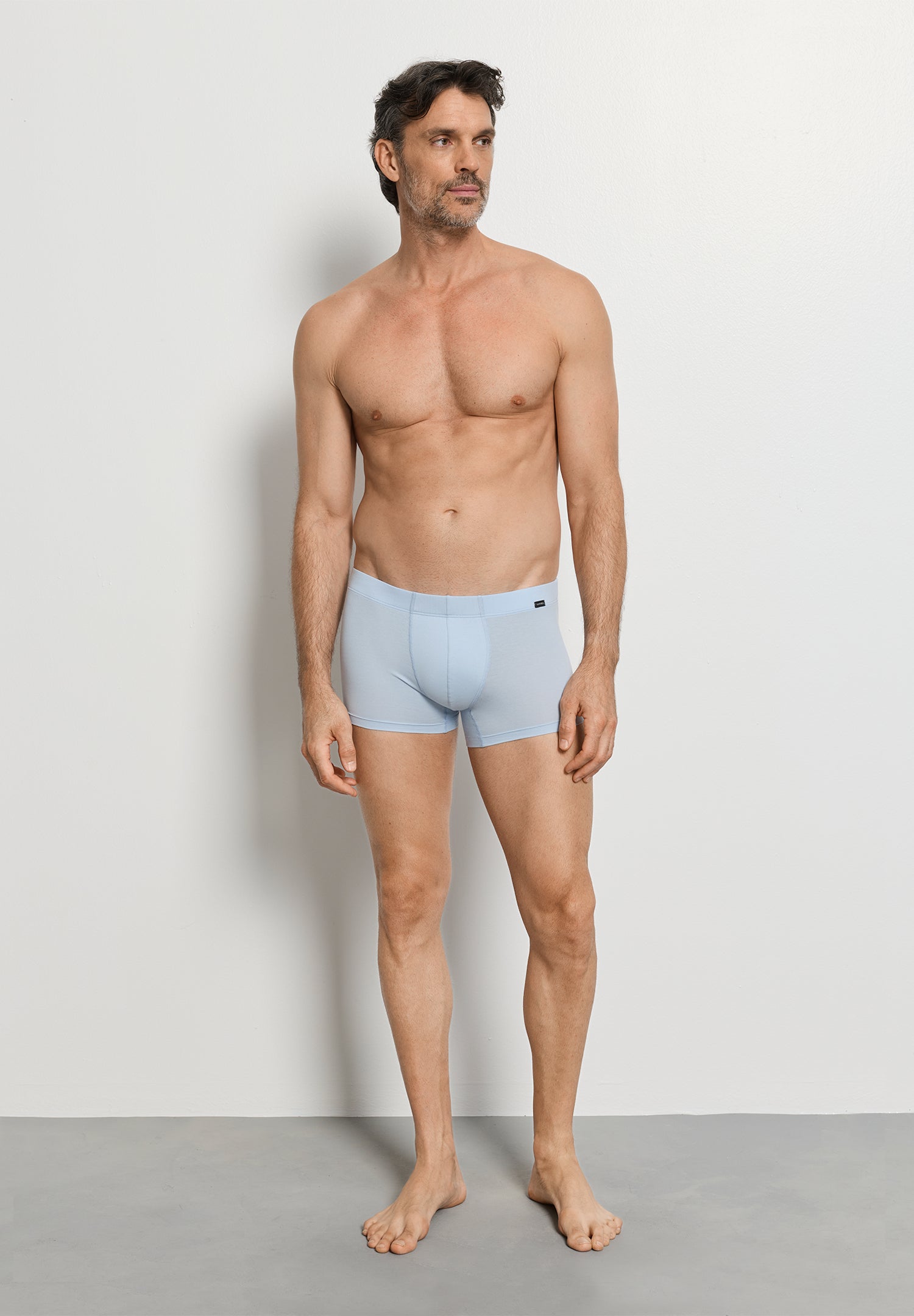 The Cotton Essentials-Pants 2Pack by HANRO in Blue Lagoon / Deep Navy