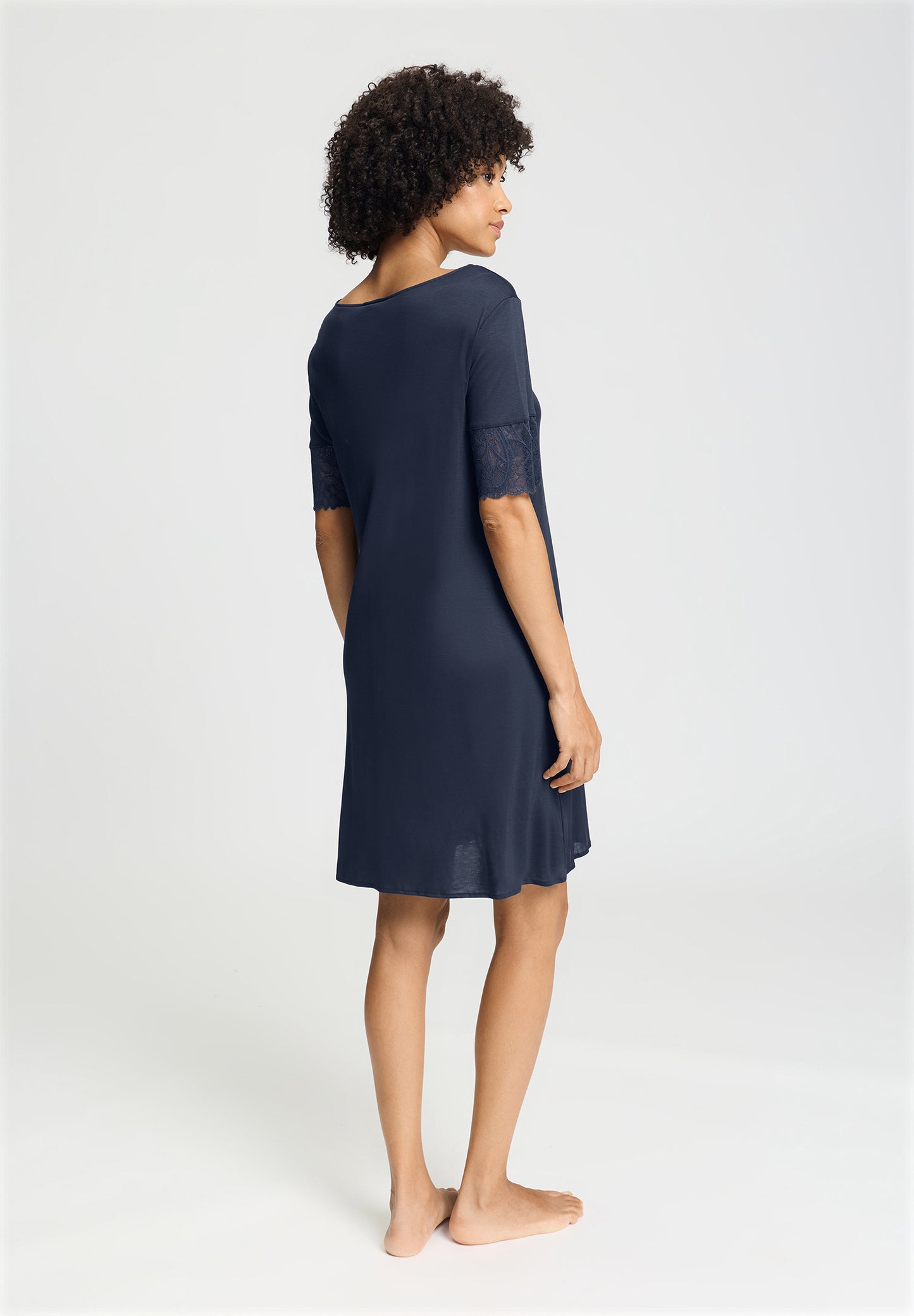 Azelia Nw-S/Slv Nightdress 95Cm