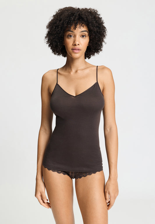 Cotton Seamless-Spaghetti Top